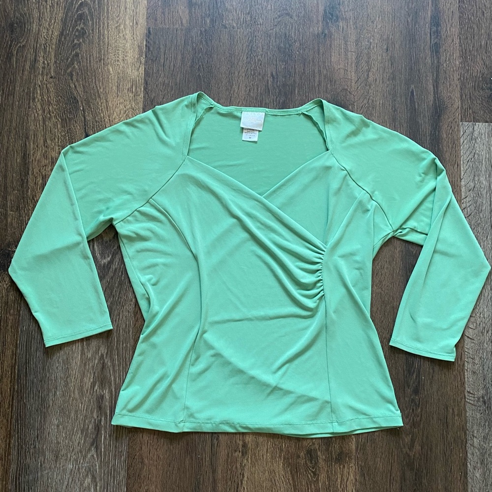 Tommy Bahama Light Green Women's Blouse